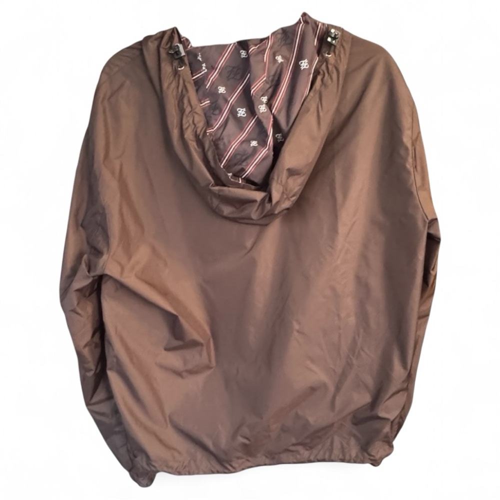 Fendi Reversible Utility Windbreaker Jacket Coat Brown Black Unisex IT 48 XL - Picture 2 of 5